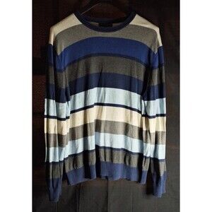 Banana Republic Lightweight Cashmere Blend Long Sleeve Men's Blue XL